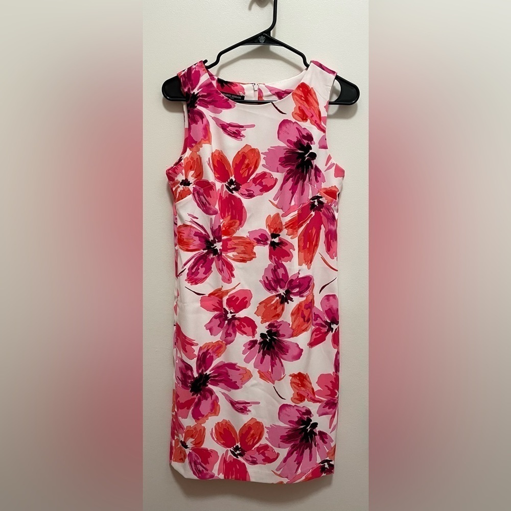 Mario Serrani Sleeveless Floral Dress size 8